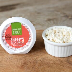 Green Dirt Farm Fresh Spreadable Cheese: Spicy Chilis