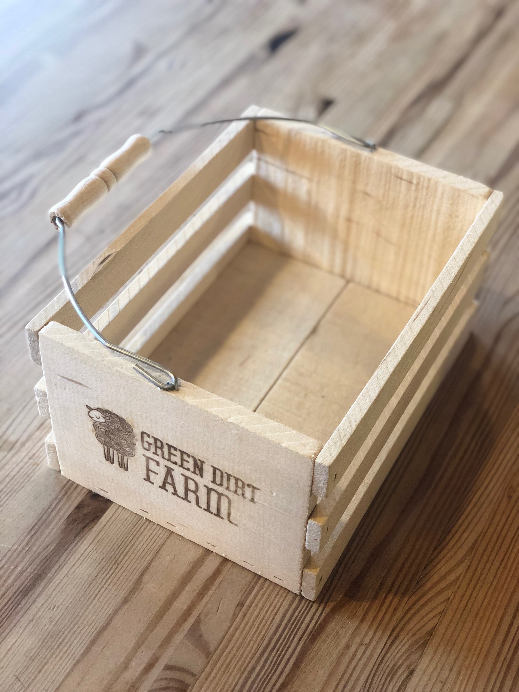 Gift Basket with Handle - Green Dirt Farm