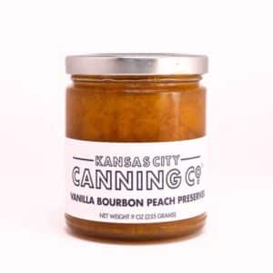KC Canning Co. Vanilla Peach Bourbon Preserves