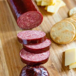 Complete Your Green Dirt Farm care package with summer sausage from KC Cattle Company.