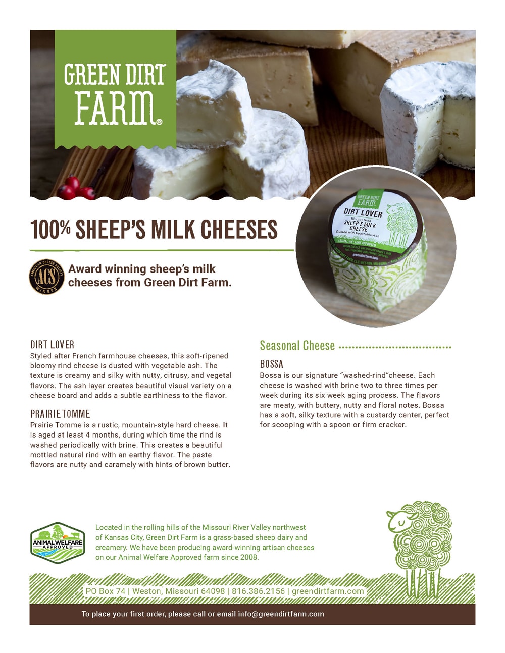 100% Sheep's Milk Cheeses Product Guide