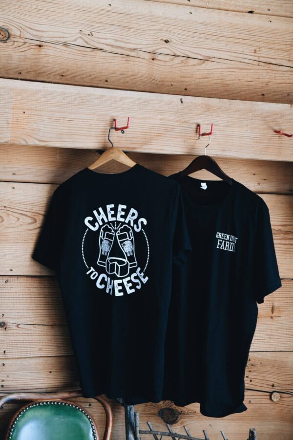 Black Cheers to Cheese Tshirt