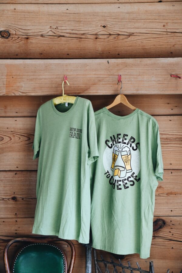 Green Cheers to Cheese Tshirt