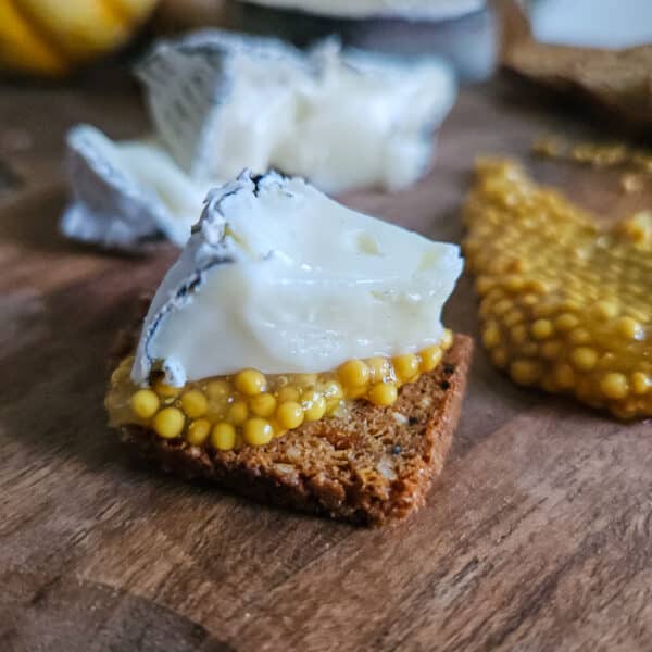 Lemon Whole Seed Mustard and Dirt Lover Cheese