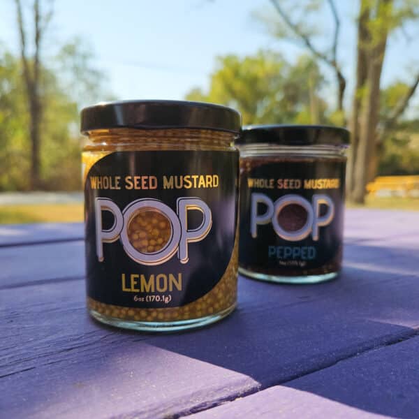 Pop Mustard Whole Seed Lemon