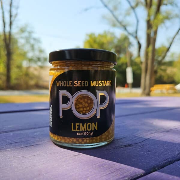 Pop Mustard Whole Seed Lemon